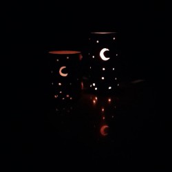 El Yapımı Seramik Dekoratif 2'li Mumluk