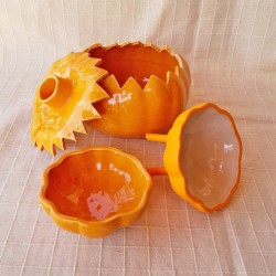 El Yapımı Seramik Bal Kabağı Set