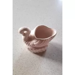 El Yapımı Seramik Kuğu Buhurdanlık (Sırlı)